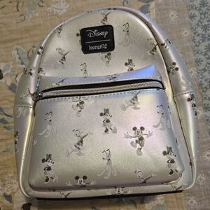 Disney Loungefly Silver Backpack